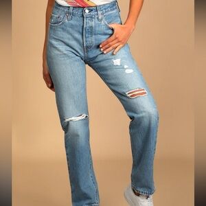 Levis 501 cropped
